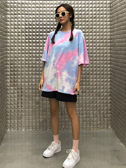 Casual Fashion Tie-Dye T-shirt