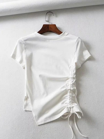 Short Sleeve Irregular Set Tees
