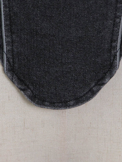 Stylish Denim Split-Joint Vest Tops
