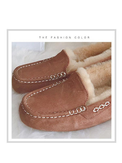 Waterproof Warm Flat Shoes Snow Shoes