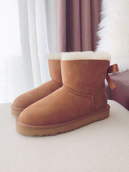 Short Tube Pure Wool Snow Boots Uggs