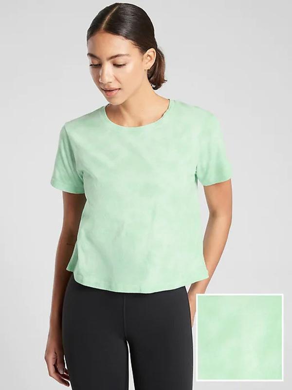 Casual Tie-Dyed Sports Tees