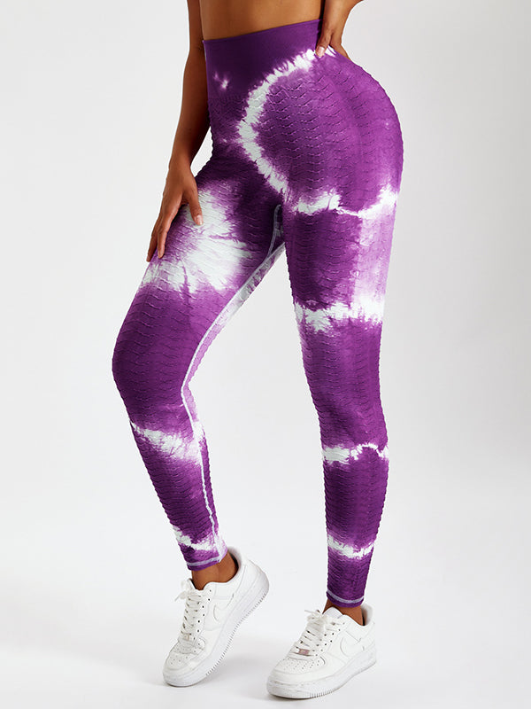 Tie-Dyed Seamless Leggings