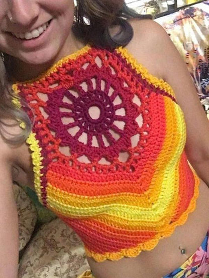 Fashion Knitted Bohemia Tank Tops