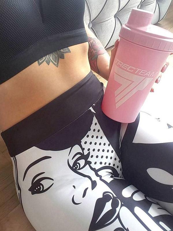 Printed Wrap Yoga Bottoms
