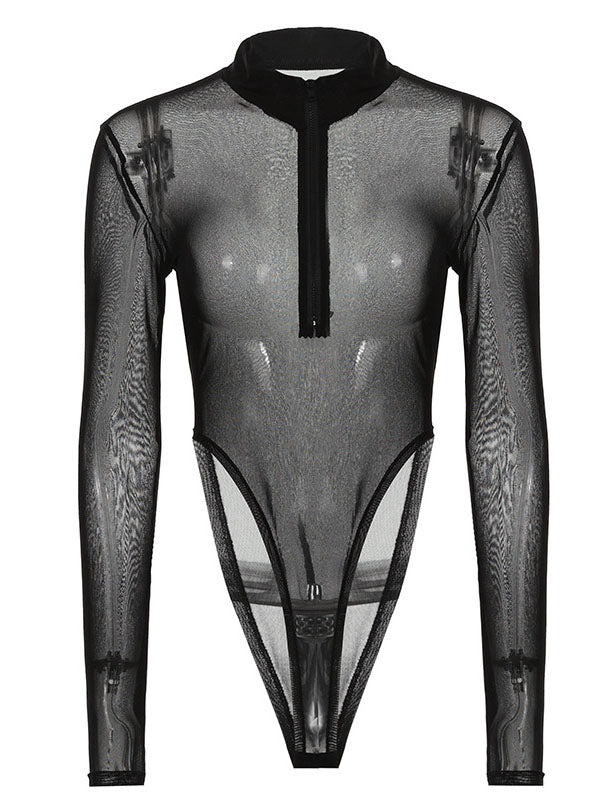 See-Through Mesh Bodysuits