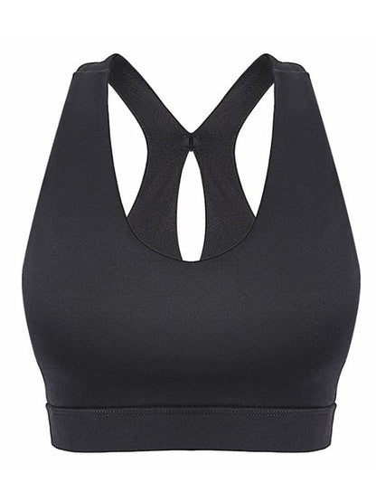Cross-strap Sports Solid Yoga Tanks