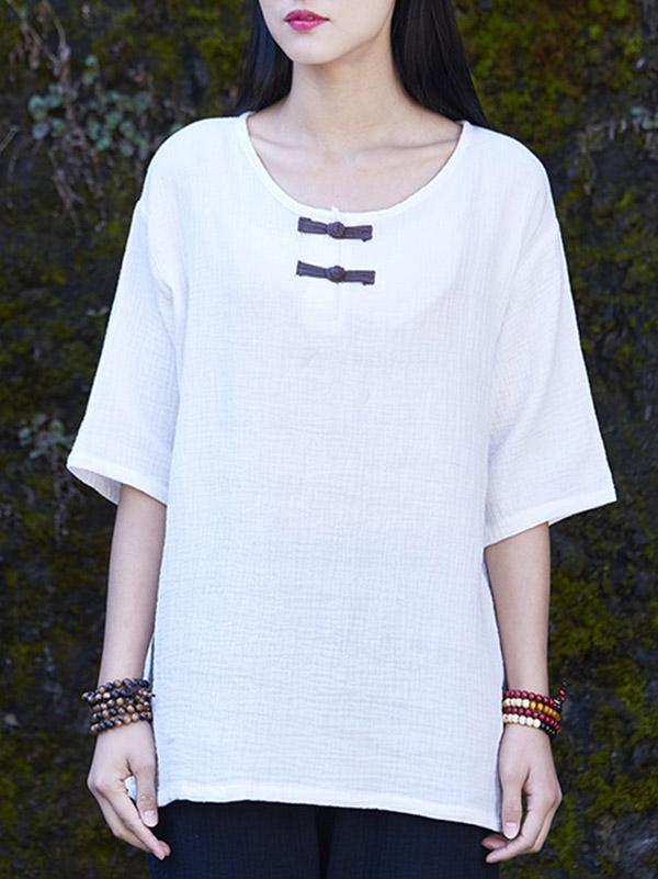 Cotton Linen Forg T-Shirt