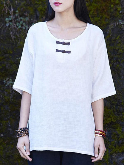 Cotton Linen Forg T-Shirt