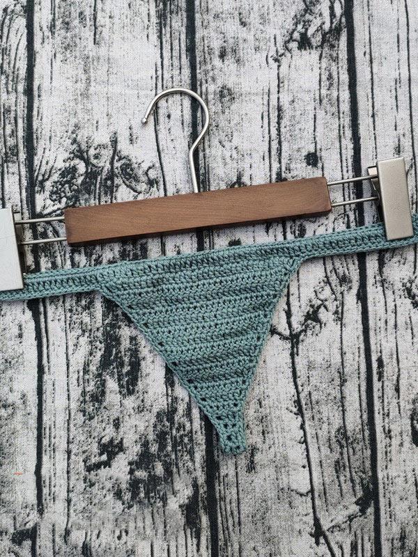 Solid Color Crochet Triangles Briefs