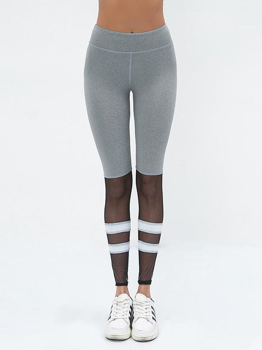 Fishnet Insert Yoga Leggings