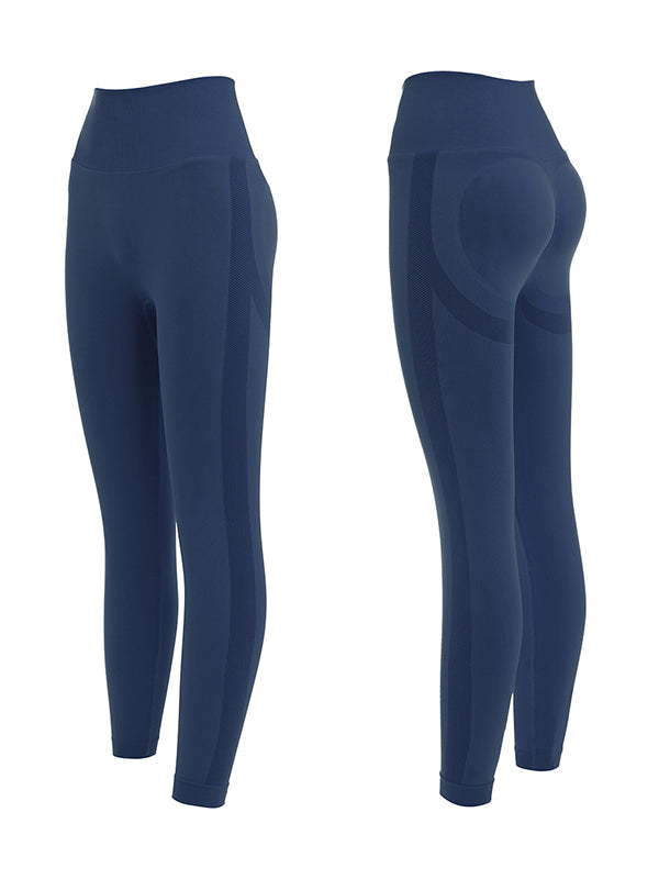 Peach Hip High Waist Yoga Leggings Sport Pants