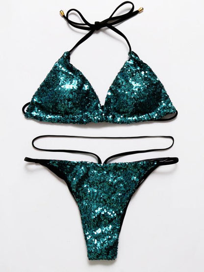 Sequins Sexy Bikinis Swimwear