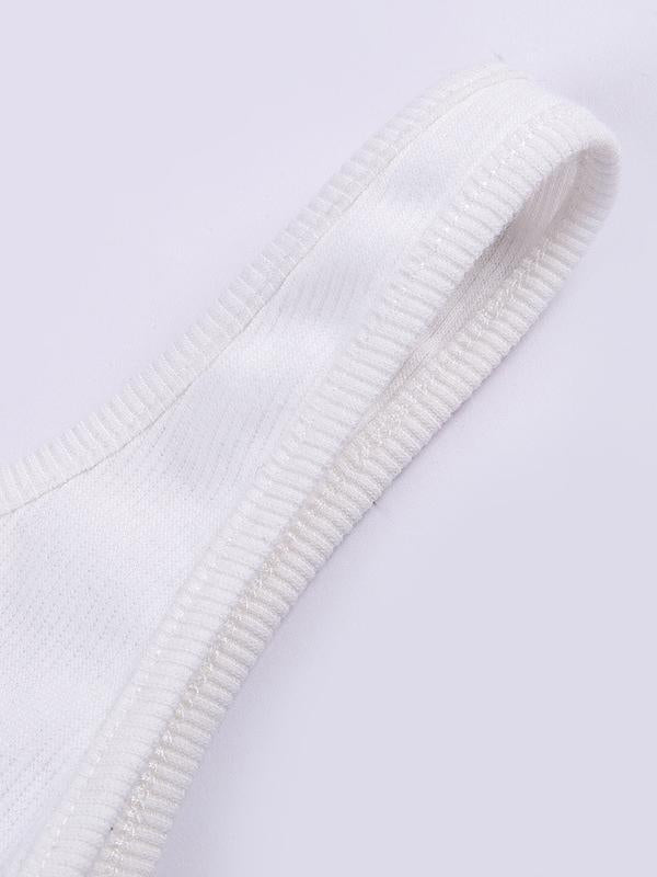 Cute Letter Printed Sports Tank