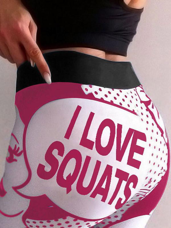 Printed Wrap Yoga Bottoms