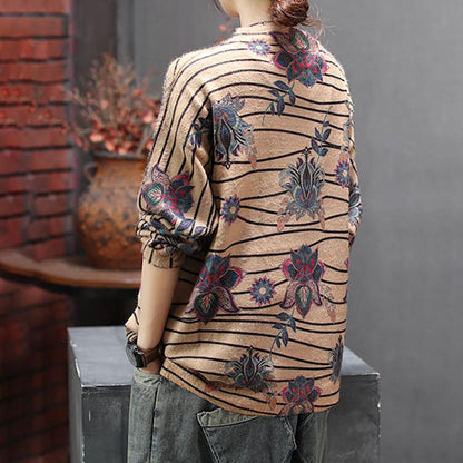 Beautiful Color Pattern Soft Warm Sweater