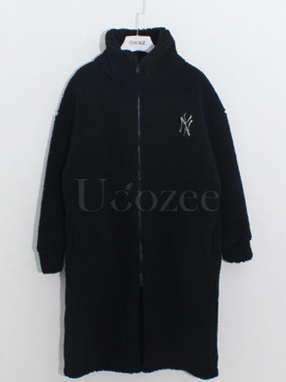 Loose Lamb Wool Outwear
