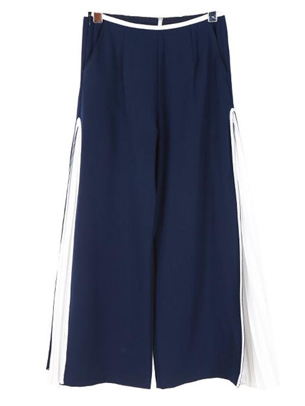 Chiffon Split-joint Wide-leg Pants