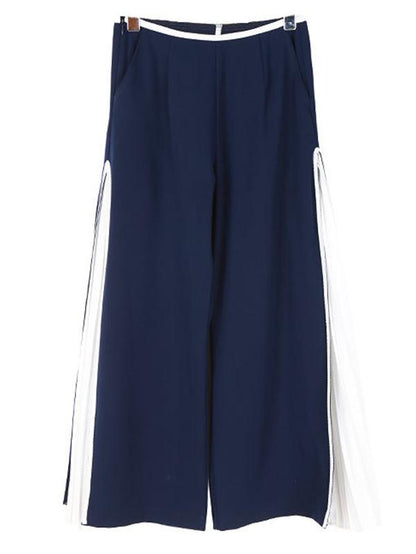 Chiffon Split-joint Wide-leg Pants