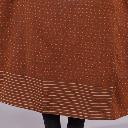 Buykud Wave Point Stripe Retro Casual Comfortable Dress