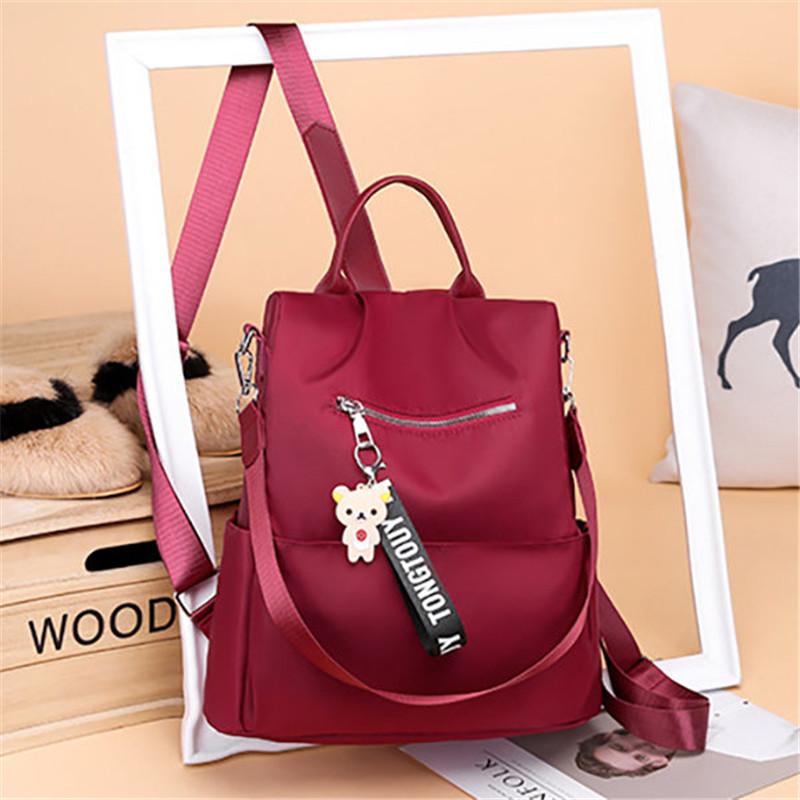 Oxford Multi-function Backpack Anti-theft Leisure Travel Shouder Bag