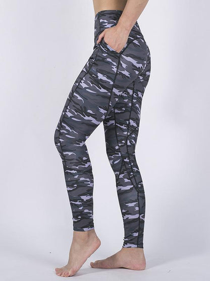 Camo Patchwork Yoga Leggings