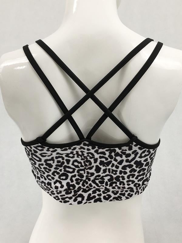 Leopard Printed Short Yoga Suits