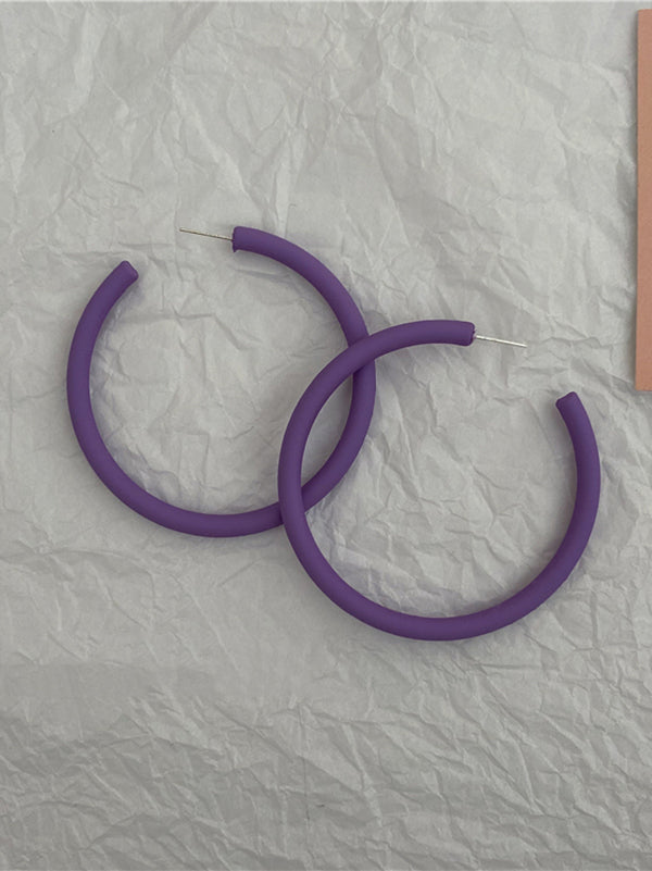 Original Simple Casual Solid Color Geometric Earrings