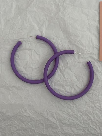 Original Simple Casual Solid Color Geometric Earrings
