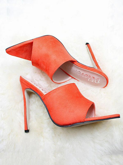 Peep Toe 5 Colors Sandal High Heels
