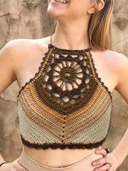 Fashion Knitted Bohemia Tank Tops