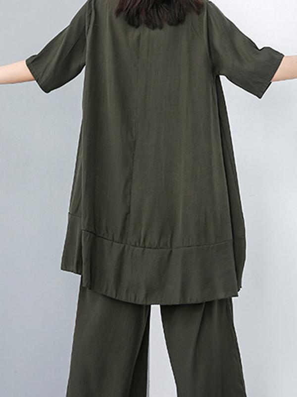Loose Soft Wide-leg Suits