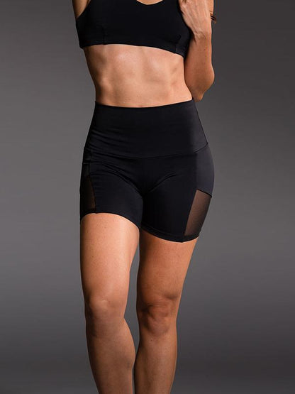 Gauze Split-joint Sports Shorts