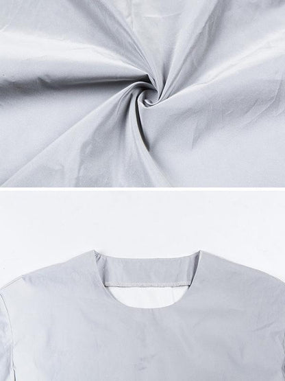 Trendy Loose Reflective Short T-Shirts