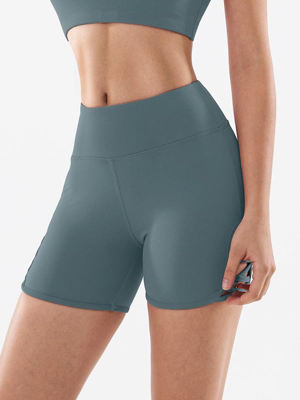 Solid Bandage Quick Dry Yoga Shorts