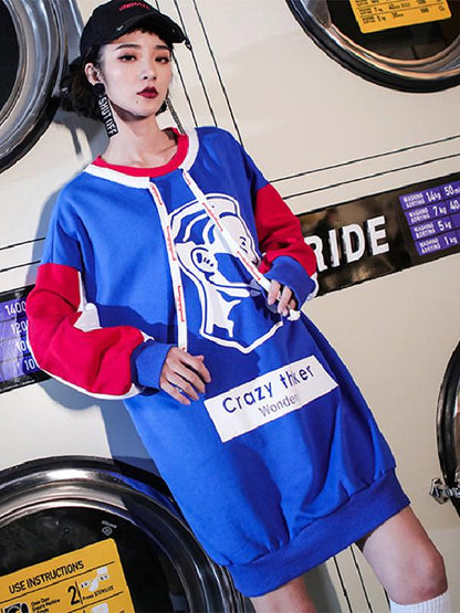 Loose Fashion Printed Sweatshirt