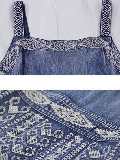 Original Vintage Embroidery Falbala Dress