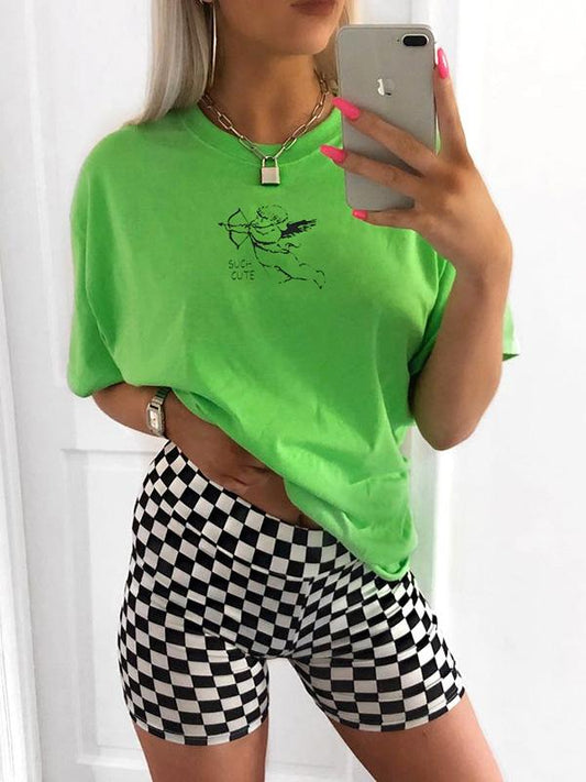 Angel Graphic Short Sleeve Tees