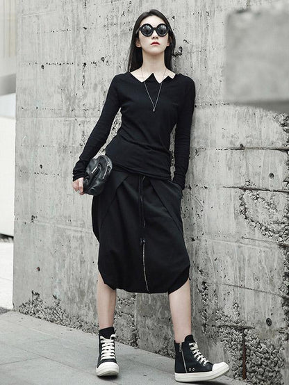 Solid Long Sleeves Shirt Top