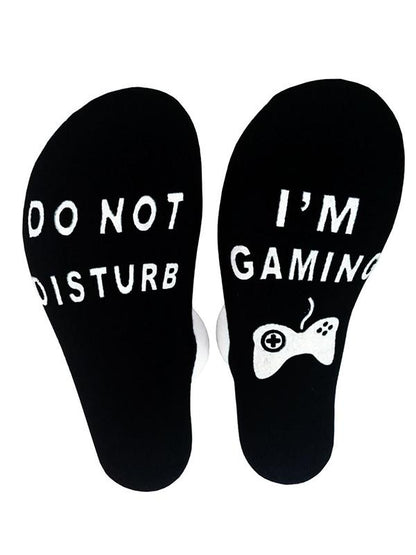 Full Cotton Letters Medium Socks