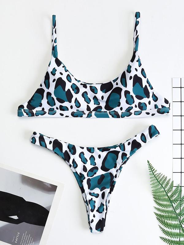 Leopard Printed Bikini Set