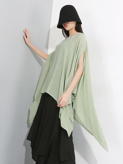 Loose Oversize Batwing Sleeves Shirt