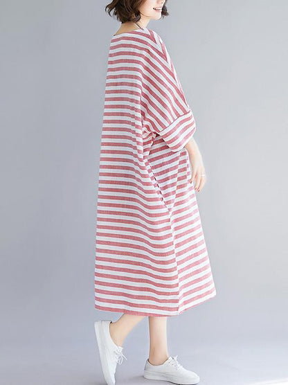 Original Oversize Striped Dress