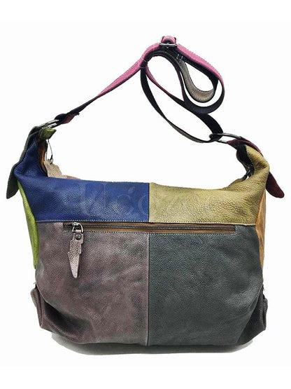 Vintage Manual Staining Genuine Leather Sling Bag