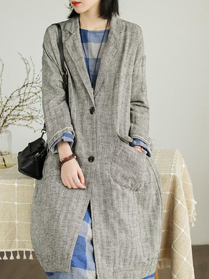 Retro Linen Outwear