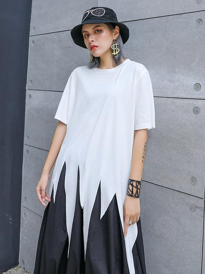 Original Solid Asymmetric T-Shirt