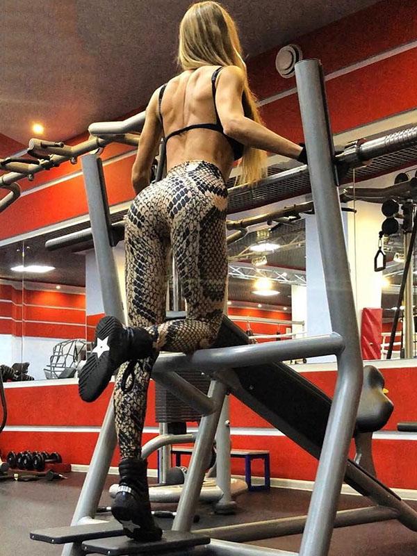 Flexible Printing Sports Leggings