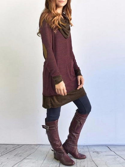 Long Sleeves Solid Blouses&shirts Tops
