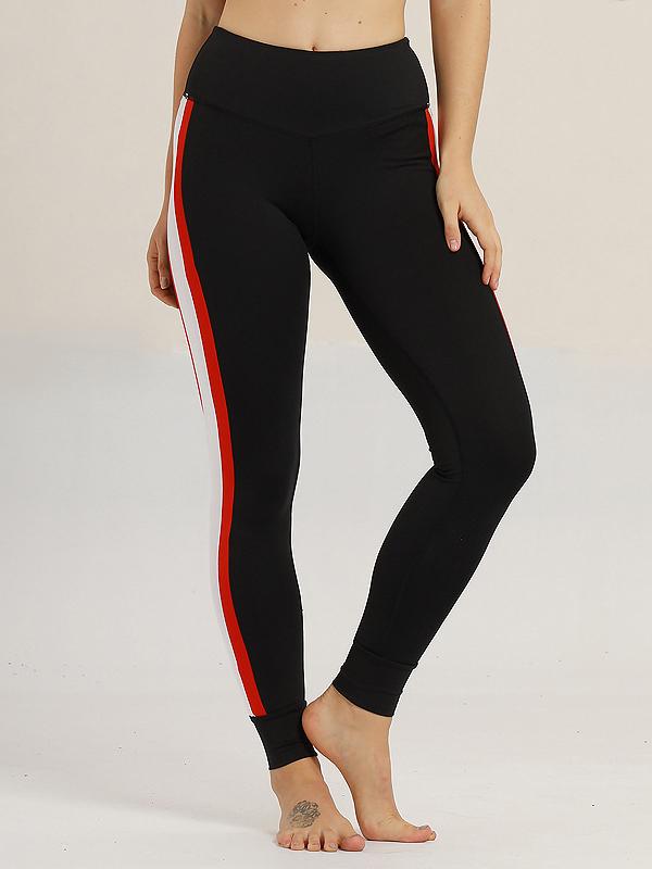 Striped Fitness Yoga Leggings
