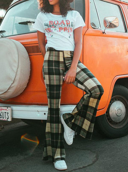 Vintage Bell-bottoms Casual Pants